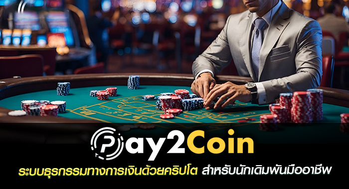 pay2coin ระบบธุรกรรมทางการเงิน ฝาก-ถอน ด้วยคริปโต สำหรับนักเดิมพันมืออาชีพ 