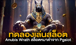 ทดลองเล่นสล็อต Anubis Wrath สล็อตหมาดำจาก Pgslot